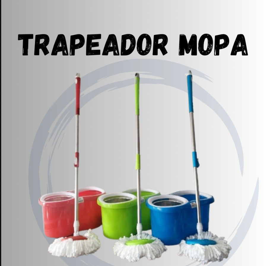 Kit de Limpieza 2 en 1: Trapero Mopa + Cepillo Dispensador de Jabón