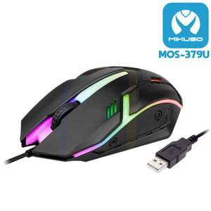 Mouse Alambrico Mikuso MOS-379U Con Ilum