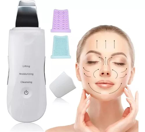 Limpiador Facial Ultrasónico 3 En1