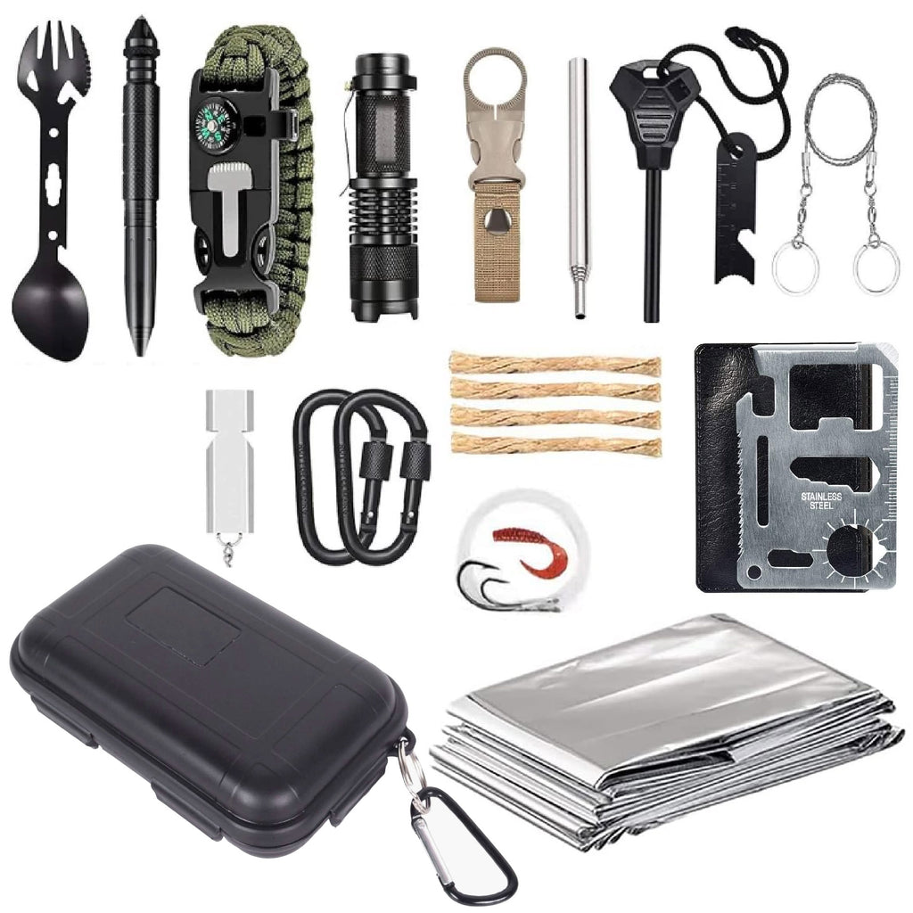 Kit Supervivencia Herramientas Camping